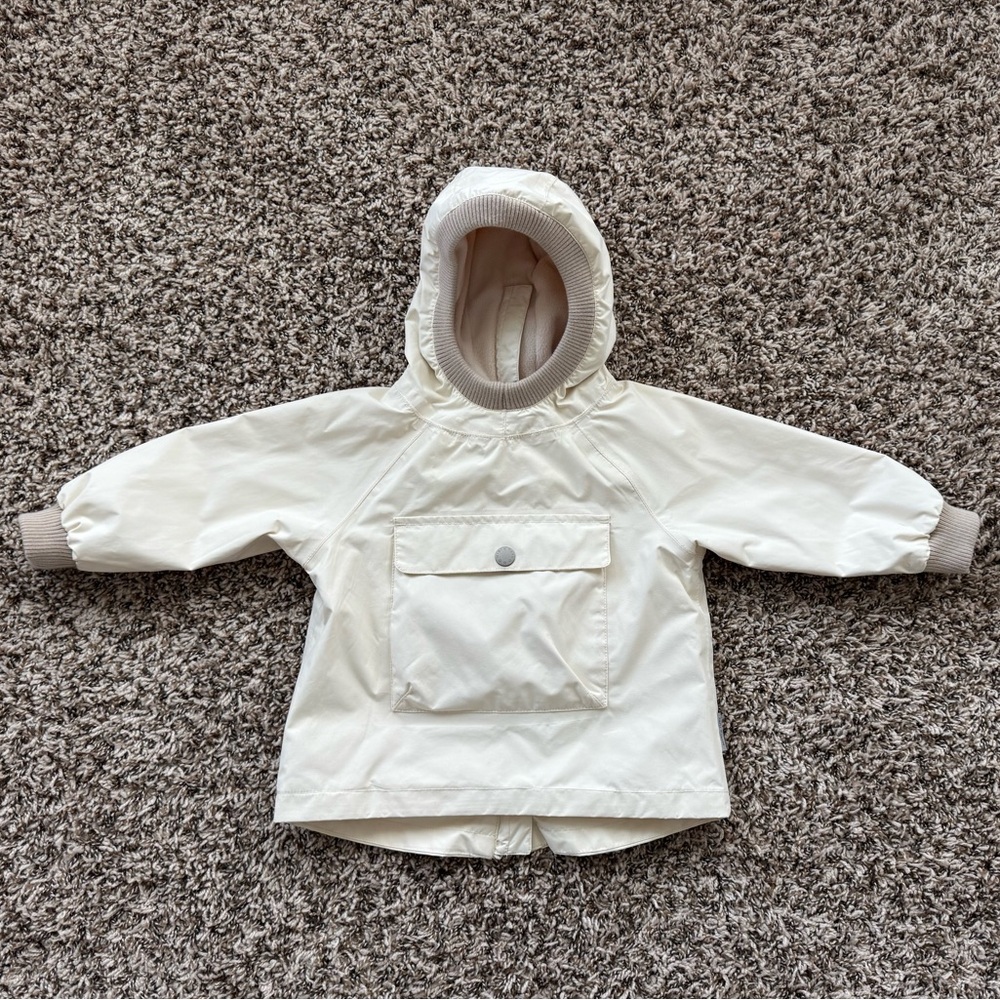 Mini A Ture Beige Hooded Jacket